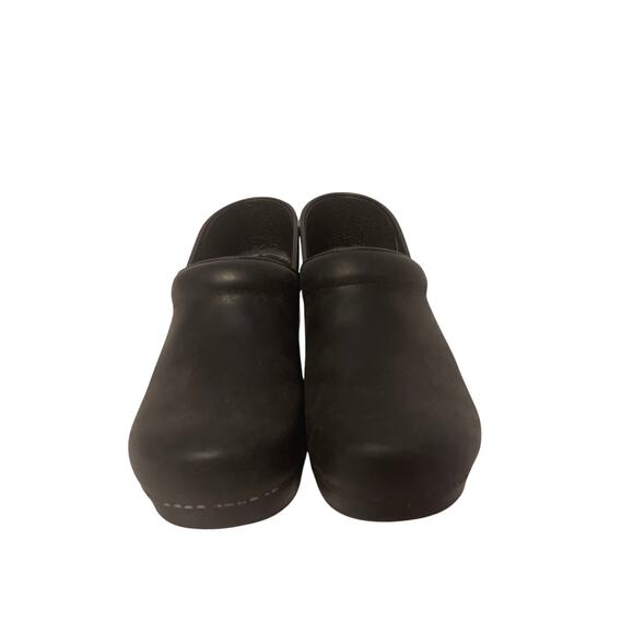 Dansko Waterproof Black Clog Womens 40 Size 10 Nursing Work Comfort Shoe - Picture 2 of 10